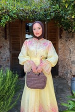 Henna Elbise - Sarı