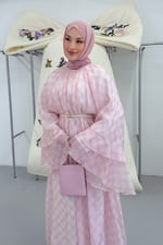 Jade Elbise - Pembe