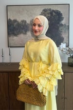 Jouve Elbise - Sarı
