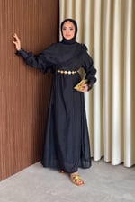 Lace Elbise - Siyah