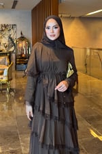 Lina Elbise - Kahverengi