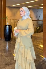 Lina Elbise - Yağ Yeşili