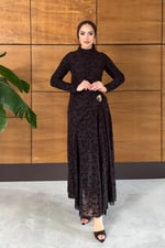 Mahra Elbise - Kahverengi