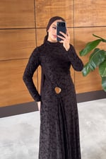 Mahra Elbise - Kahverengi