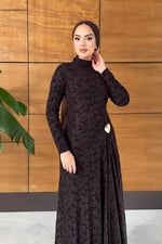 Mahra Elbise - Kahverengi