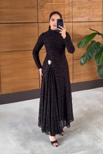 Mahra Elbise - Kahverengi