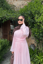 Maun Elbise - Pembe