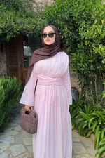 Maun Elbise - Pembe