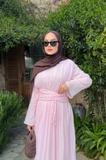 Maun Elbise - Pembe