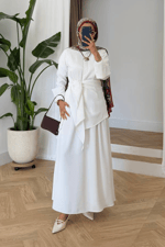 Mersa Elbise - Beyaz