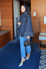 Mina Denim Gömlek - Lacivert