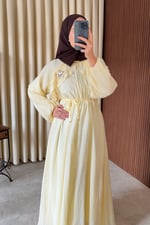 Minel Elbise - Sarı