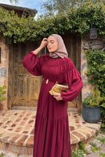 Petty Elbise - Bordo