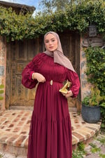 Petty Elbise - Bordo