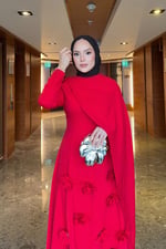 Rovena Elbise - Kırmızı