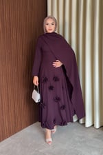 Rovena Elbise - Mürdüm