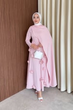 Rovena Elbise - Pembe