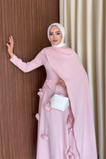 Rovena Elbise - Pembe