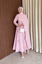 Rovena Elbise - Pembe
