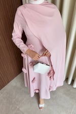 Rovena Elbise - Pembe