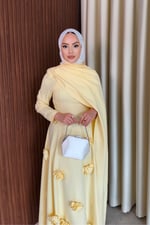 Rovena Elbise - Sarı