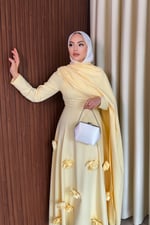 Rovena Elbise - Sarı