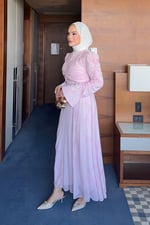Rozerin Elbise - Pembe