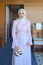 Rozerin Elbise - Pembe