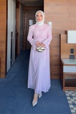Rozerin Elbise - Pembe