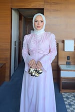 Rozerin Elbise - Pembe