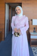 Rozerin Elbise - Pembe