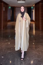 Shine Abaya Takım - Yağ Yeşili