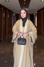 Shine Abaya Takım - Yağ Yeşili