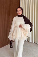 Zenna Takım - Ekru