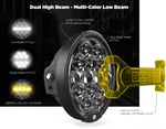 Denali D14 Destroyer LED Motosiklet Far Kiti (Çift) (Harley-Davidson Road Glide 15-23 uyumlu)