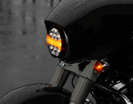 Denali D14 Destroyer LED Motosiklet Far Kiti (Tek) (Harley-Davidson Street Glide 15-23 uyumlu)