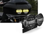 Denali D14 Destroyer LED Motosiklet Far Kiti (Çift) (Harley-Davidson Road Glide 15-23 uyumlu)