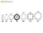 Denali D3 DataDim Led (Çift) - Beyaz D3.050