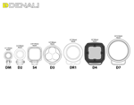 Denali D4 DataDim Led (Çift) - Beyaz