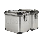 GlobeScout Aluminyum Yan Çanta Seti 35L+45L