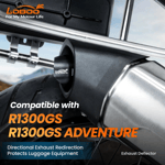 LOBOO Egzoz Saptırıcı | Bagaj Isı Kalkanı BMW R1300GS / Adventure (2024+)