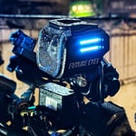 Nukrotech Future Eyes UF1 Motosiklet Sis Farı 60W Mavi Angel (Wireless Tuş Takımı)