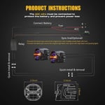 Nukrotech Future Eyes X80 Motosiklet Sis Farı 120W