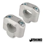 Rhino 22 mm / 28 mm Style Gidon Yükseltme Mat Gümüş