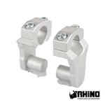 Rhino 22 mm'den 28 mm'e Pivot Gidon Çevirici Mat Gümüş