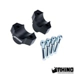 Rhino 28mm Base Gidon Yükseltme Yamaha MT10/XTZE Tenere 1200 Nikken Siyah