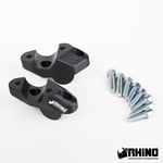 Rhino Multistrada V4/S/Rally/Pike Base Barback Gidon Yükseltme Siyah