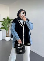 KEDİ SAKAL KOLEJ KOT CEKET