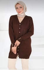 KOL MANŞETİ DÜĞMELİ HIRKA