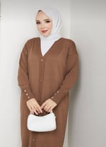 KOL MANŞETİ DÜĞMELİ UZUN HIRKA